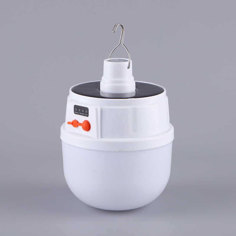 Solar LED outdoor lighting lamps, portable camping tent lamps, USB charging atmosphere mushroom lamps, camping lamps pic 4