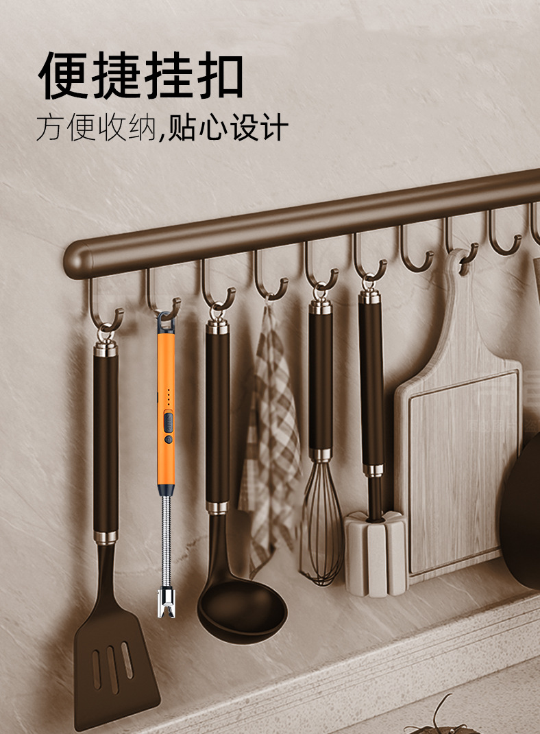 新款脉冲点火器电子充电打火机煤气灶香薰蜡烛点火棒多功能打火机详情7