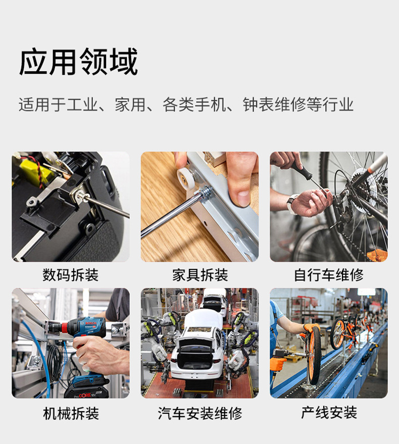 源头工厂十字螺丝刀强磁S2钢高同心度800十字电批头工业级螺丝刀详情15