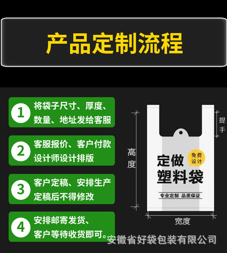 白色透明食品塑料袋背心式方便袋一次性手提购物袋批发外卖打包袋详情20