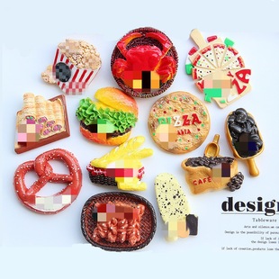 New Chinese-style food play fridge magnets, large card fridge magnets, food play blind bags, Douyin open blind bags, blind boxes, fridge magnets pic 3