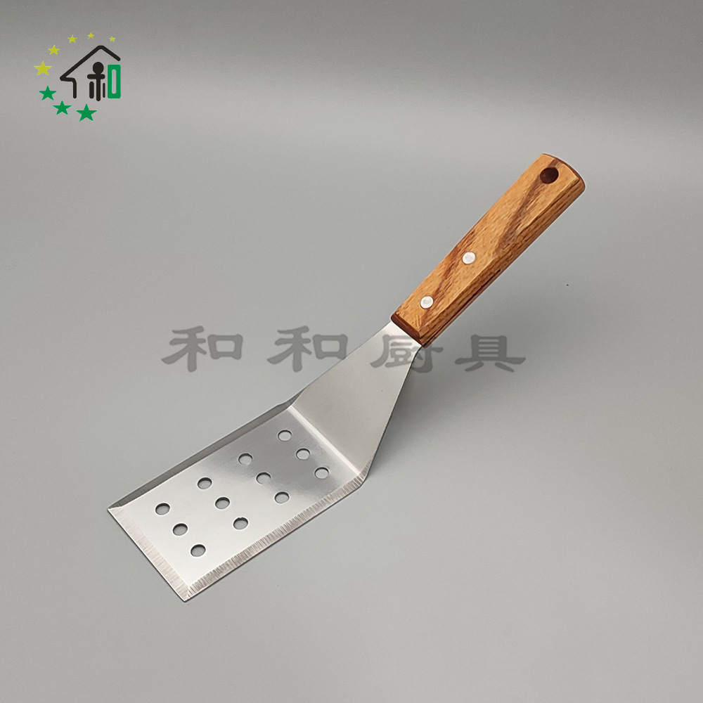 不锈钢披萨铲子牛排铲煎铲料理铁板烧煎饼手抓饼工具生煎铁铲厨具详情9