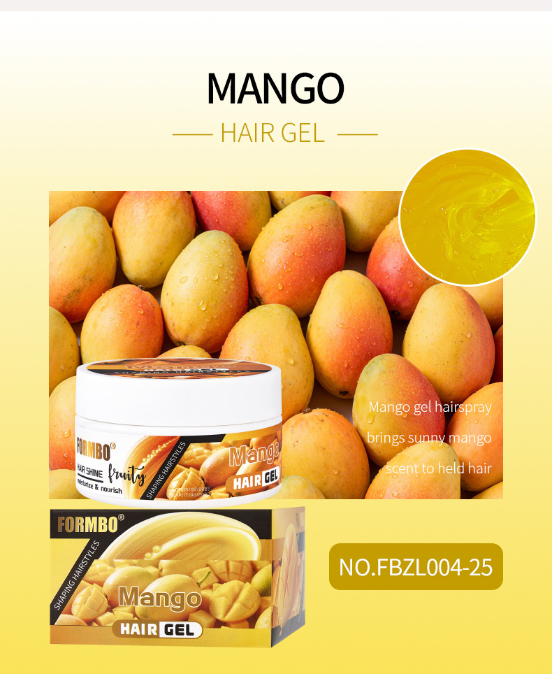 【 Cross-border Exclusive 】FORMBO Fruit Gel Hair Styling, Curling, and Frizzy Mousse Gel Wholesale pic 15
