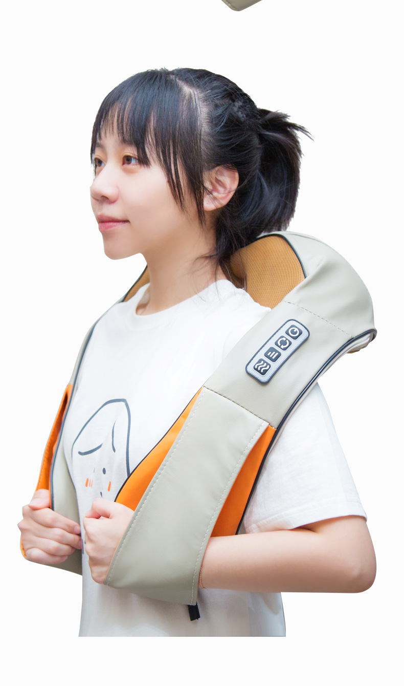 Wholesale of multi-functional U-shaped electric cervical vertebrae kneading, massaging and tapping shawls from the manufacturer pic 13