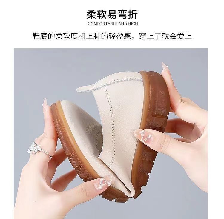 2024春季新款软底女鞋小白鞋女透气百搭休闲妈妈鞋单鞋批发代发详情9