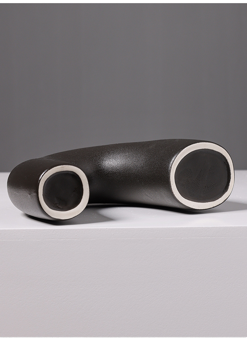 2025 Nordic Ins-style ceramic vase, creative living room flower arrangement, high-end artistic home decoration for hotels and homestays pic 14