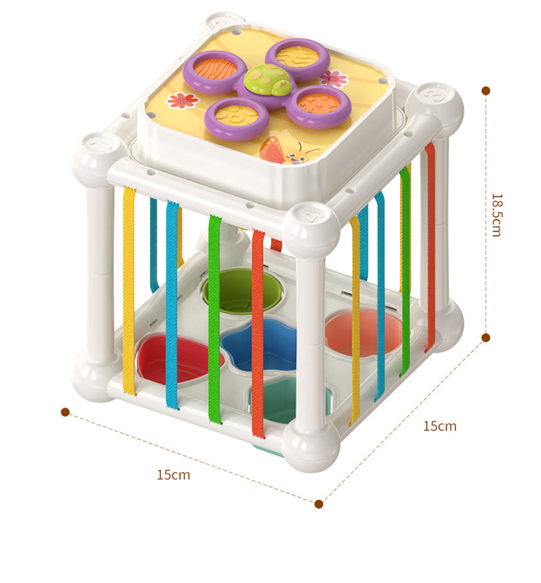 彩虹塞塞乐幼儿精细动作婴儿抓握训练早教颜色认知感官玩具亚马逊详情24