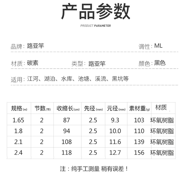 The manufacturer supplies cross-border fishing rods, lull rods, splicing fishing rods, fiberglass fishing rods, sliding drift Lull rods, and heavy fishing rods for large fishing pic 11