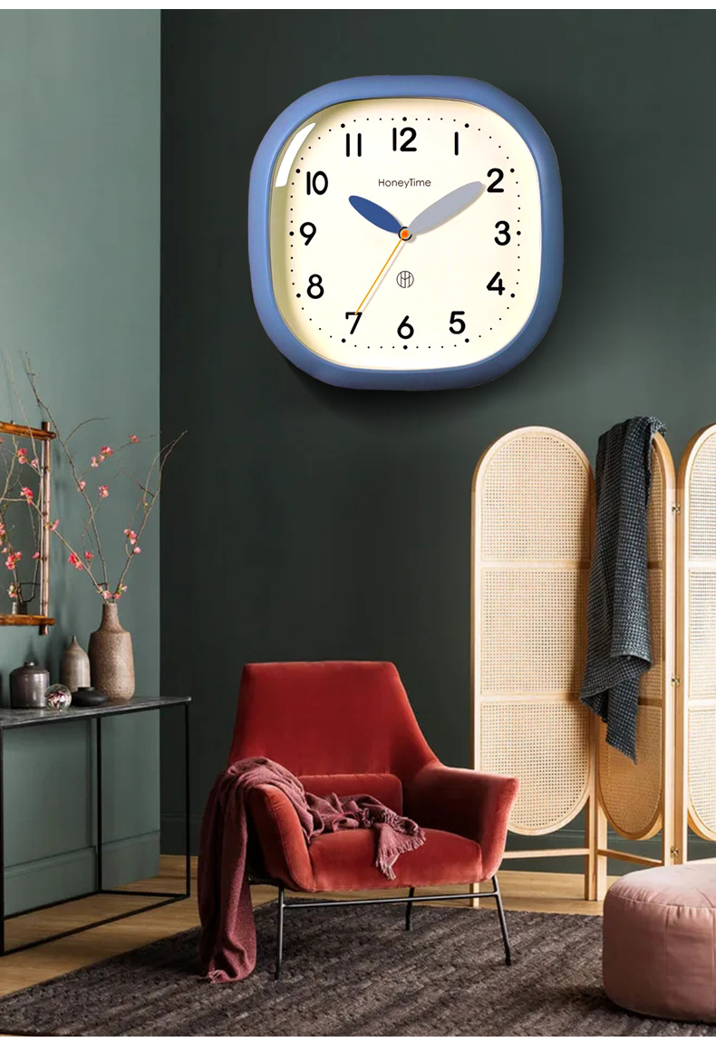 2025新款挂钟客厅家用静音挂表大气时钟简约卧室高级墙钟详情6