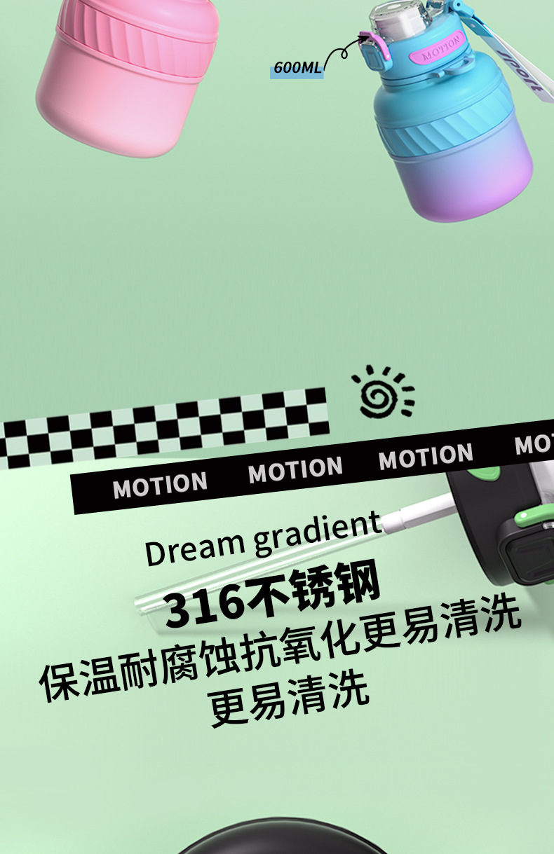 迷你保温杯儿童便携高颜值不锈钢运动水杯大容量批发详情5