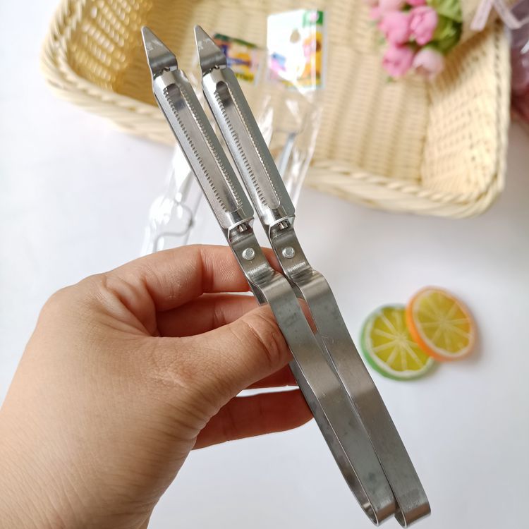 【 Zone 2-10 】【 Pointed Head 】 Steel-handled toothbrush planer 2000 yuan per box, pointed head serrated peeler, just peeler, potato and fruit peels 1 yuan 2 yuan wholesale supply pic 6