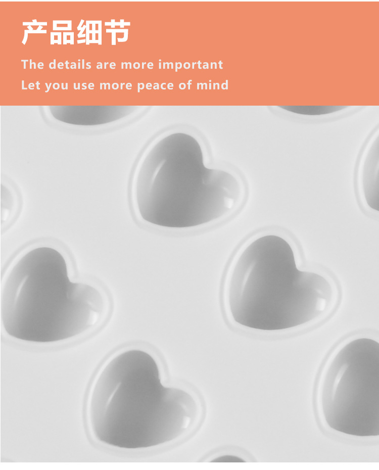 A variety of popular shapes of cakes, ice cube trays, food-grade silicone heart-shaped molds, round doughnuts, and special molds for cookies pic 8