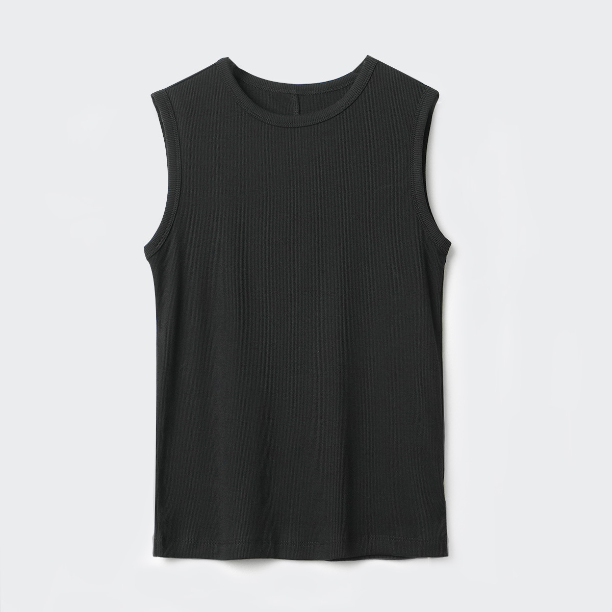 夏季纯棉小圆领吊带背心女纯欲风外穿工字宽肩带遮副乳内搭上衣详情35