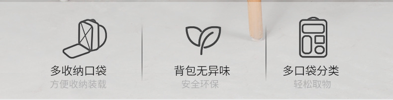 新款双肩背包男户外大容量学生书包可定LOGO轻便摄影包潮牌旅行包详情4