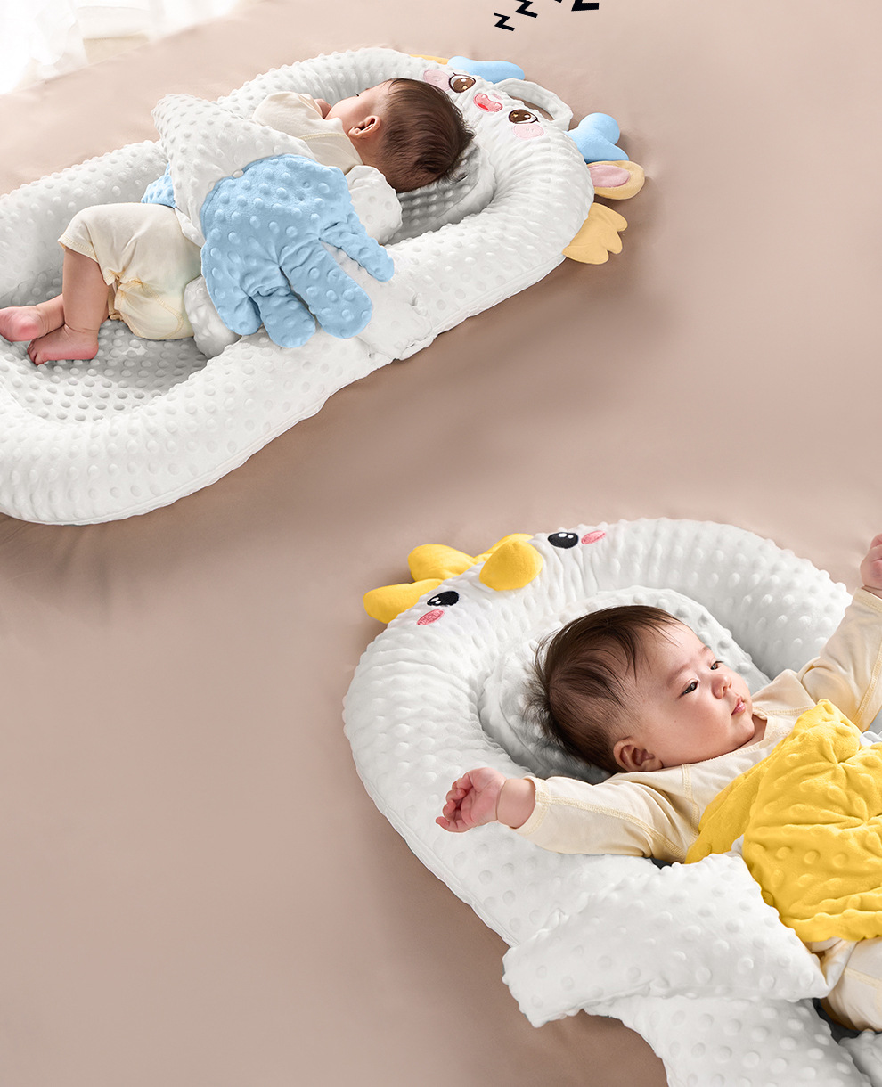 婴儿床中床新生儿防惊跳落地神器宝宝防吐奶安抚防压斜坡睡窝婴儿睡眠辅助用品详情8