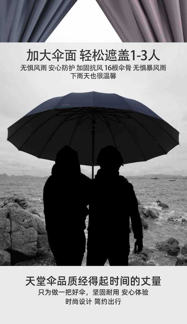 厂家现货批发 天堂雨伞可印logo跨境全自动折叠伞大号晴雨伞详情7