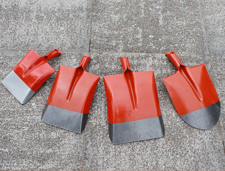 铁锹锰钢全钢加厚木柄钢锹煤锹种花尖方平头锹农用泥锹园林工具详情14