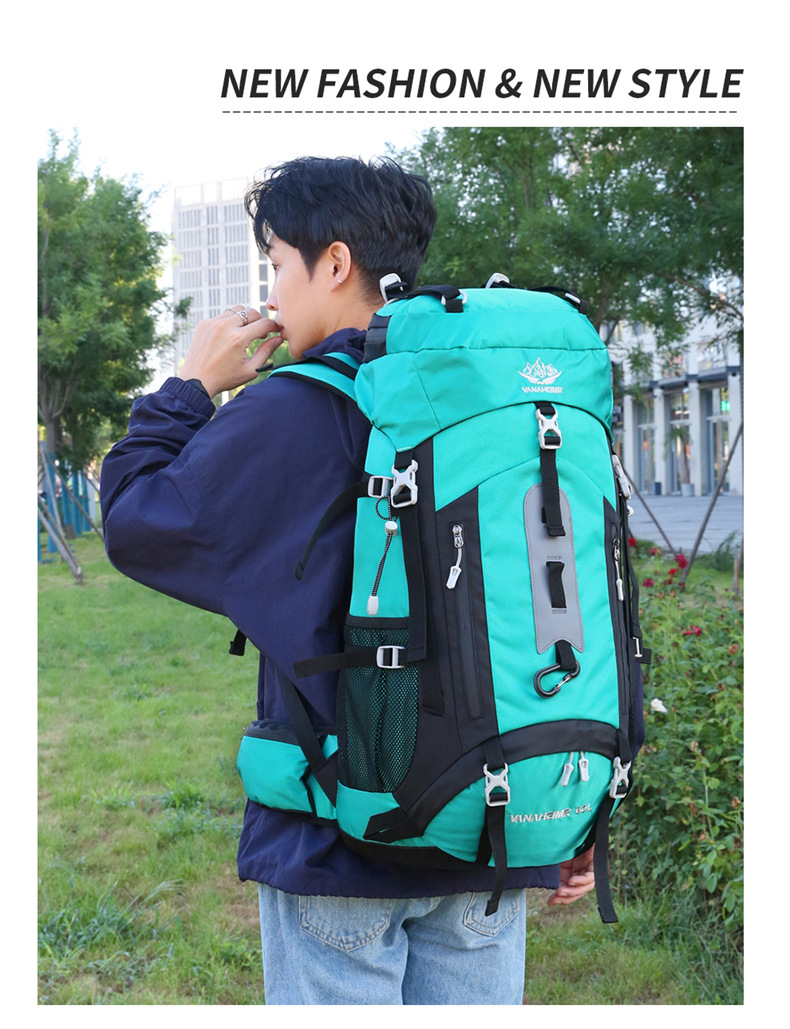 Yitu large-capacity outdoor mountaineering and camping sports bag, water-resistant and wear-resistant hiking travel backpack, Cross-border outdoor bag pic 20