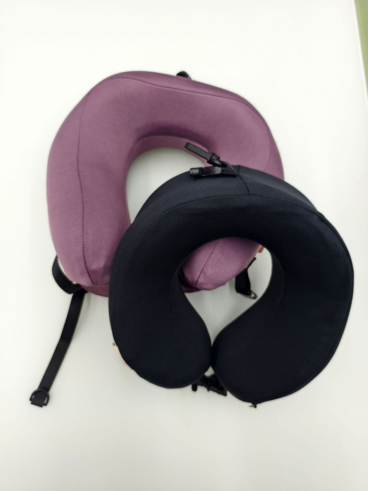 卡扣U型枕记忆棉U枕可收纳折叠旅行便携午睡神器飞机颈椎枕头护颈详情6