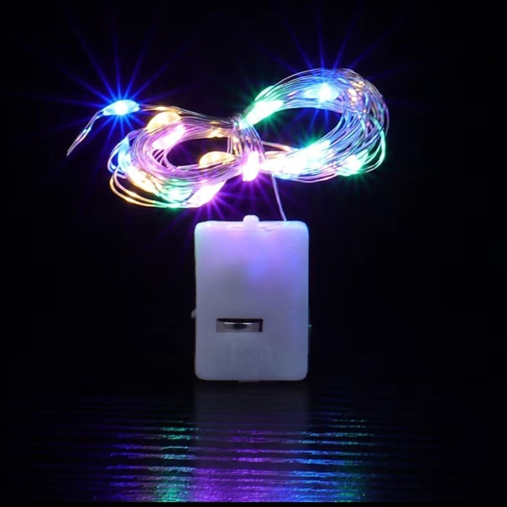 LED light strings, flashing copper wire light strings, decorative lights, cakes, flower bouquets, gift boxes, starry sky flower shop light strips wholesale pic 25