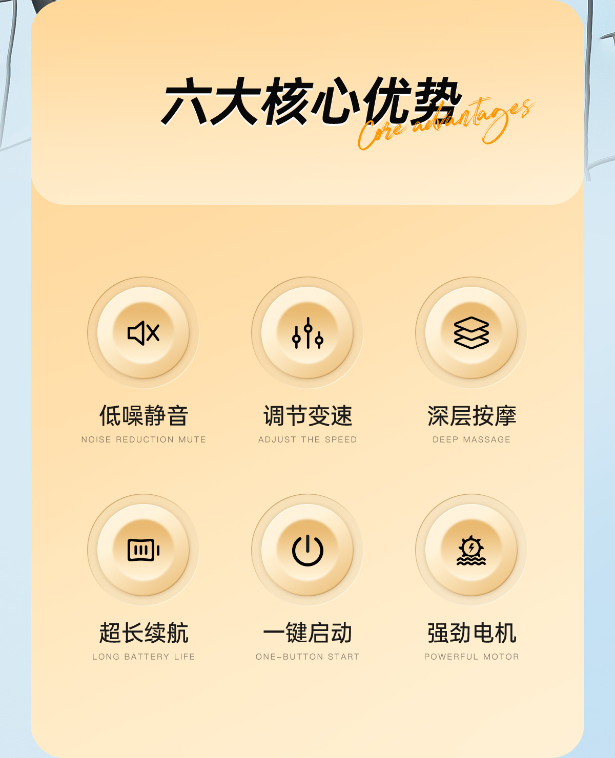 工厂直供筋膜枪电动按摩仪器缓解放松肌肉按摩枪迷你筋膜枪充电款详情2