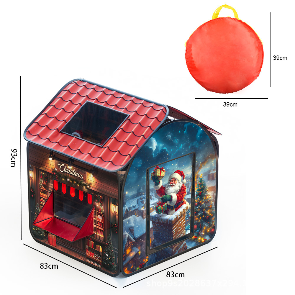 跨境亚马逊万圣节圣诞节儿童帐篷室内游戏屋小房子过家家玩具屋详情17