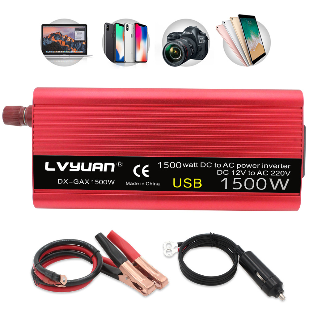 Lvyuan车载逆变器正弦波300W-2600W跨境专供逆变器足功率批发定制详情7
