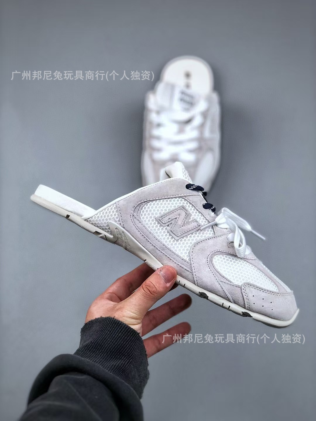 莆田鞋纯原miumiu联名530X德训鞋NB经典复古阿甘鞋休闲鞋半拖鞋潮详情14