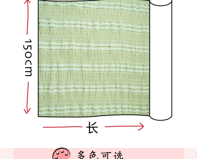 Summer new style chiffon striped crocheted black ear-trimmed pleated fabric multi-color fairy dress, wedding dress and evening gown fashion fabric pic 7