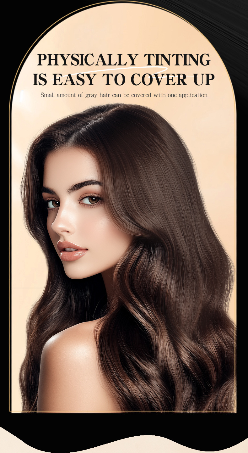 跨境专供MEIDIAN美发棒遮盖白发一次性短效补染剂黑发神器批发详情5