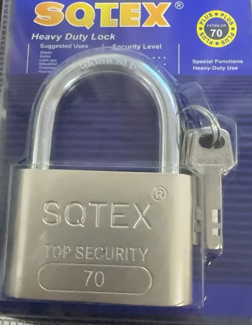 Factory wholesale large rounded corner blade locks, stainless steel imitation padlocks, storage cabinet locks, student dormitory locks, anti-theft and anti-picking locks pic 10