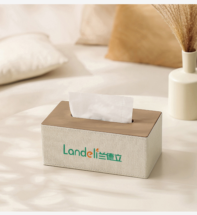 轻奢纸巾盒北欧创意客厅家用简约抽纸盒现代皮革餐厅纸盒定制logo详情6