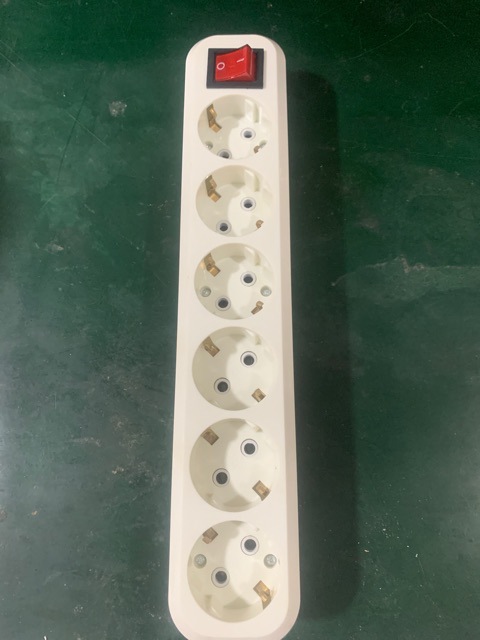 58系列德标欧式排插3/5/6位欧规插线板三米拖线板 欧标德式接线板详情1