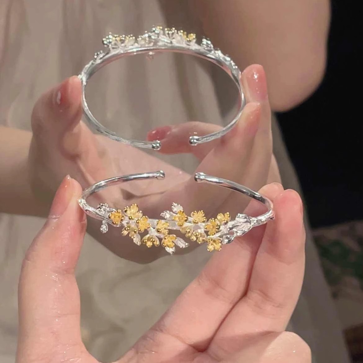 彩色多巴胺锆石手镯女设计感麻花扭结精致手链满钻双层叠戴手饰潮详情22