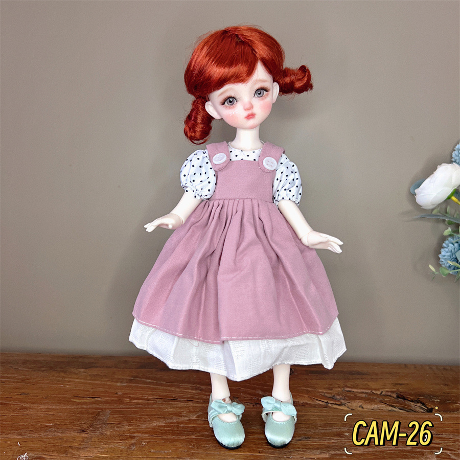 6分BJD玩偶换装衣服30厘米洋娃娃衣服森系可爱卡通洛丽塔裙子详情25