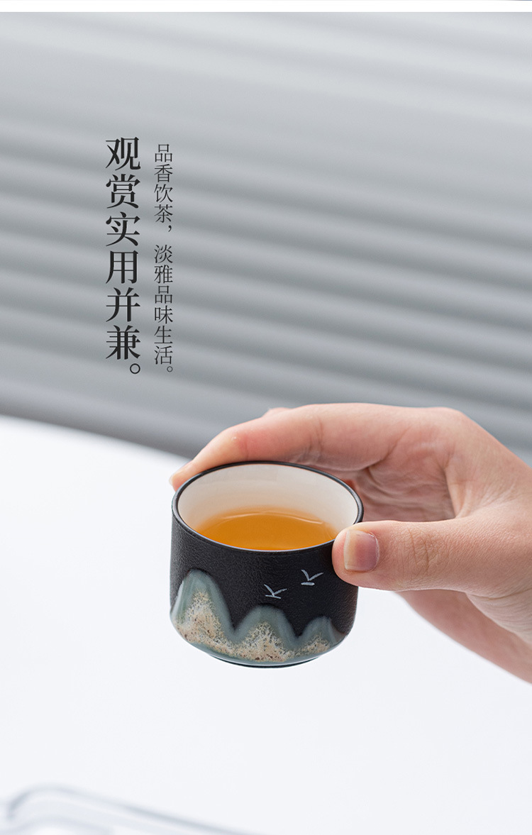 创意国潮茶杯节日礼品茶具单杯陶瓷茶碗品茗主人杯礼盒活动伴手礼详情13