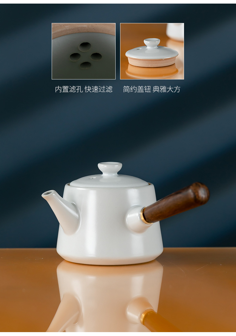 汝窑旅行茶具一壶四杯便携式小套装露营功夫泡茶杯快客杯伴手礼品详情67