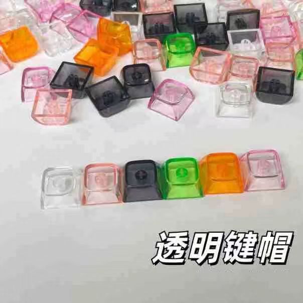 PC material, high transparency XDA, 9.5mm high transparent ball cap, multi-color mechanical keyboard, cross-axis mechanical keycaps pic 5