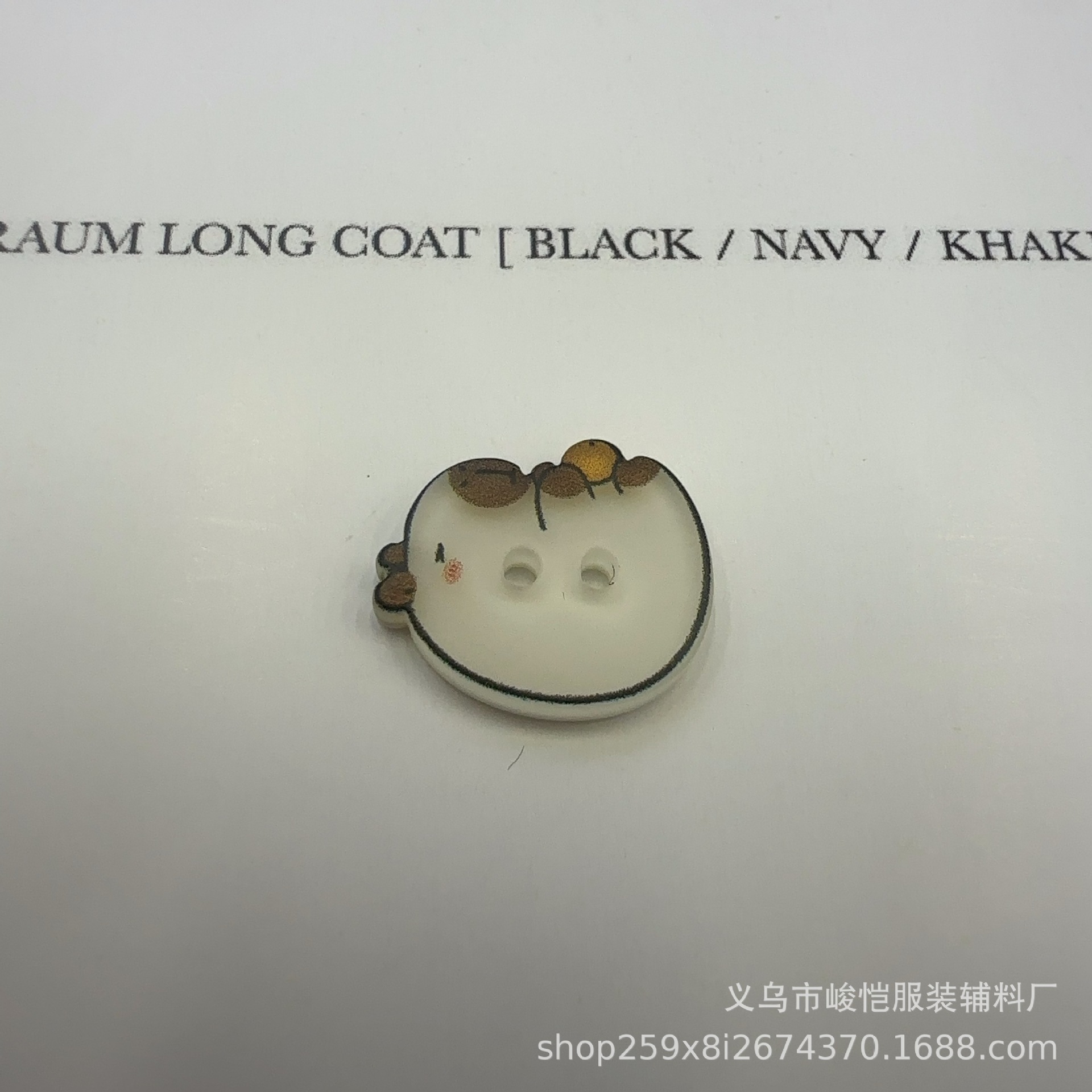 A set of 10 cartoon-patterned metal four-piece buttons, disc buttons and sleeve buttons pic 42