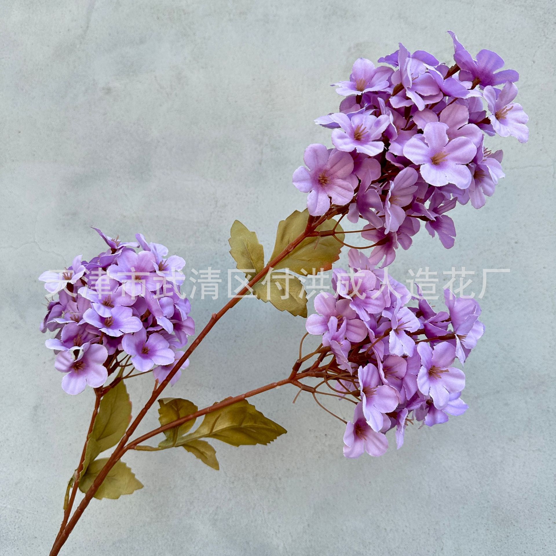 Wholesale of 3-head snowflake hydrangea artificial flowers for wedding roadways, ground arrangement flowers, decorative patterns for prefabricated houses and home decoration pic 11