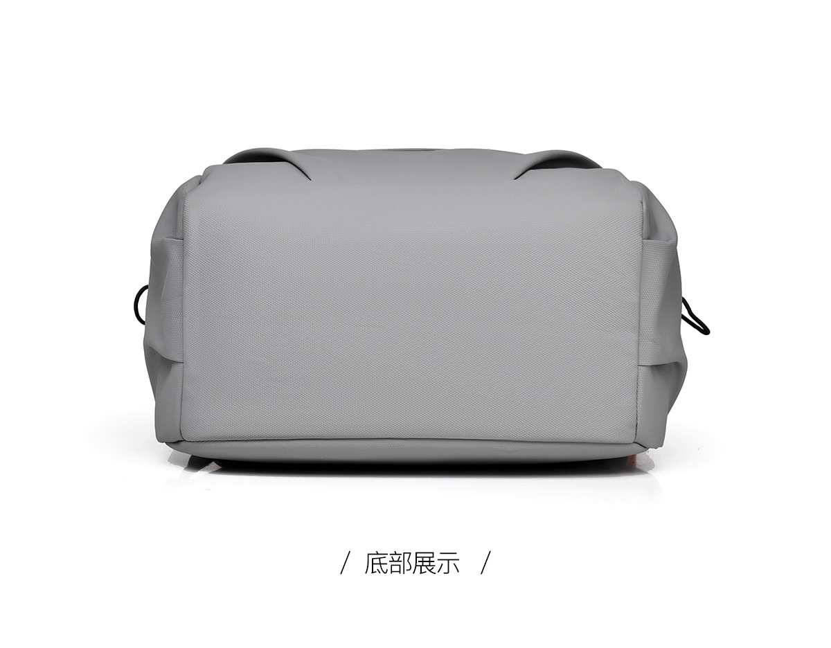 纯色休闲背包双肩包男女简约运动双肩背包通勤潮轻便旅行背包批发详情31