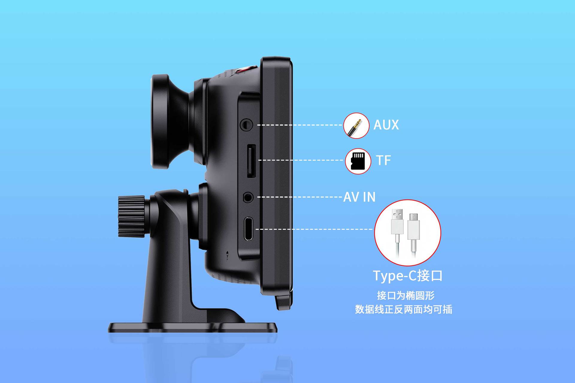 新款10.26无线carplay光感车载wifi导航gps汽车ADS行车记录仪高清详情37