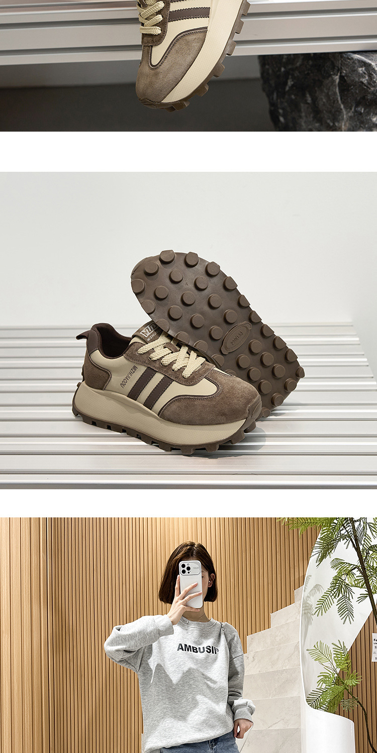2024运动鞋新款阿甘鞋女运动鞋网红老爹鞋新款女款百内增高德训鞋详情18