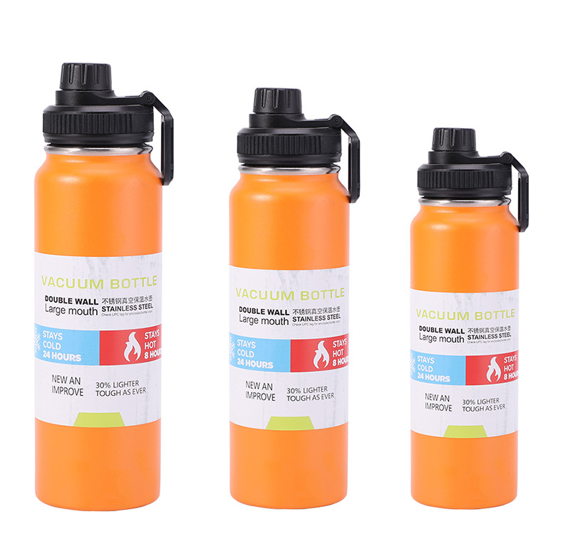 跨境直饮大容量304不锈钢双层户外登山运动水壶旅游水壶便携水杯详情11