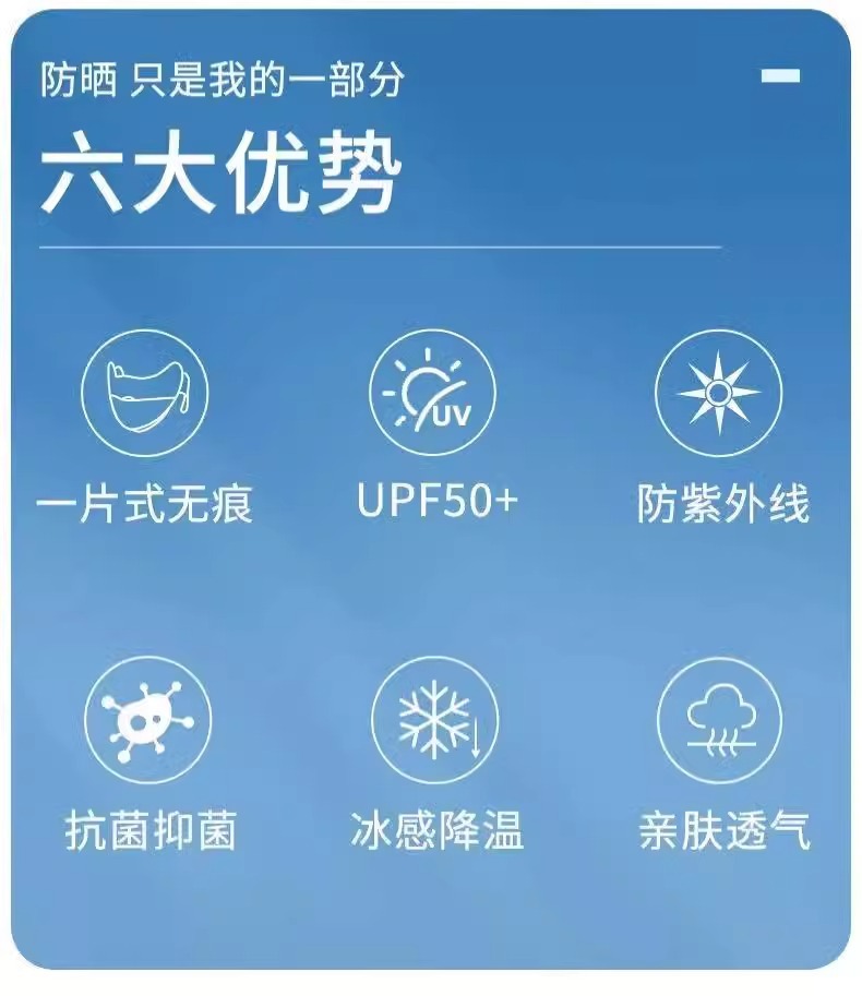 春夏显脸小2025玻尿酸冰感防晒无痕防户外防紫外线立体高颜值口罩详情2