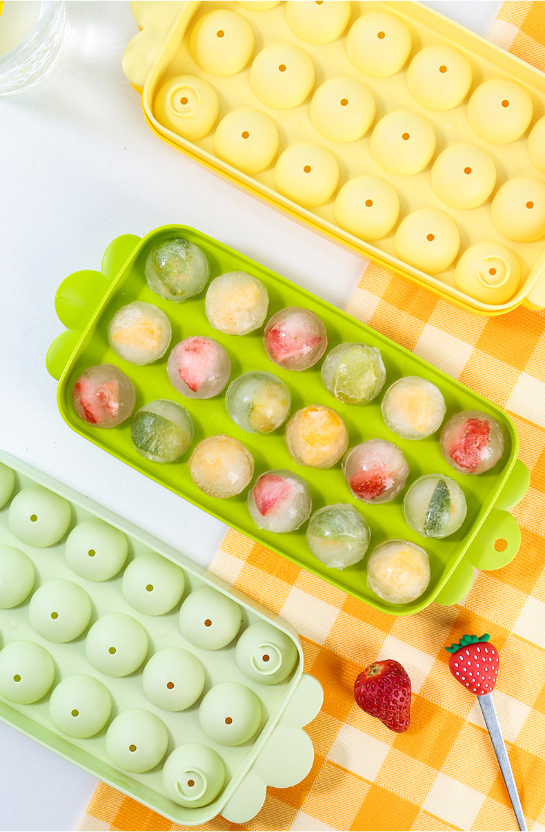 8格大球形冰格18格22格26格小冰球制冰器模具威士忌冻圆形制冰盒详情5