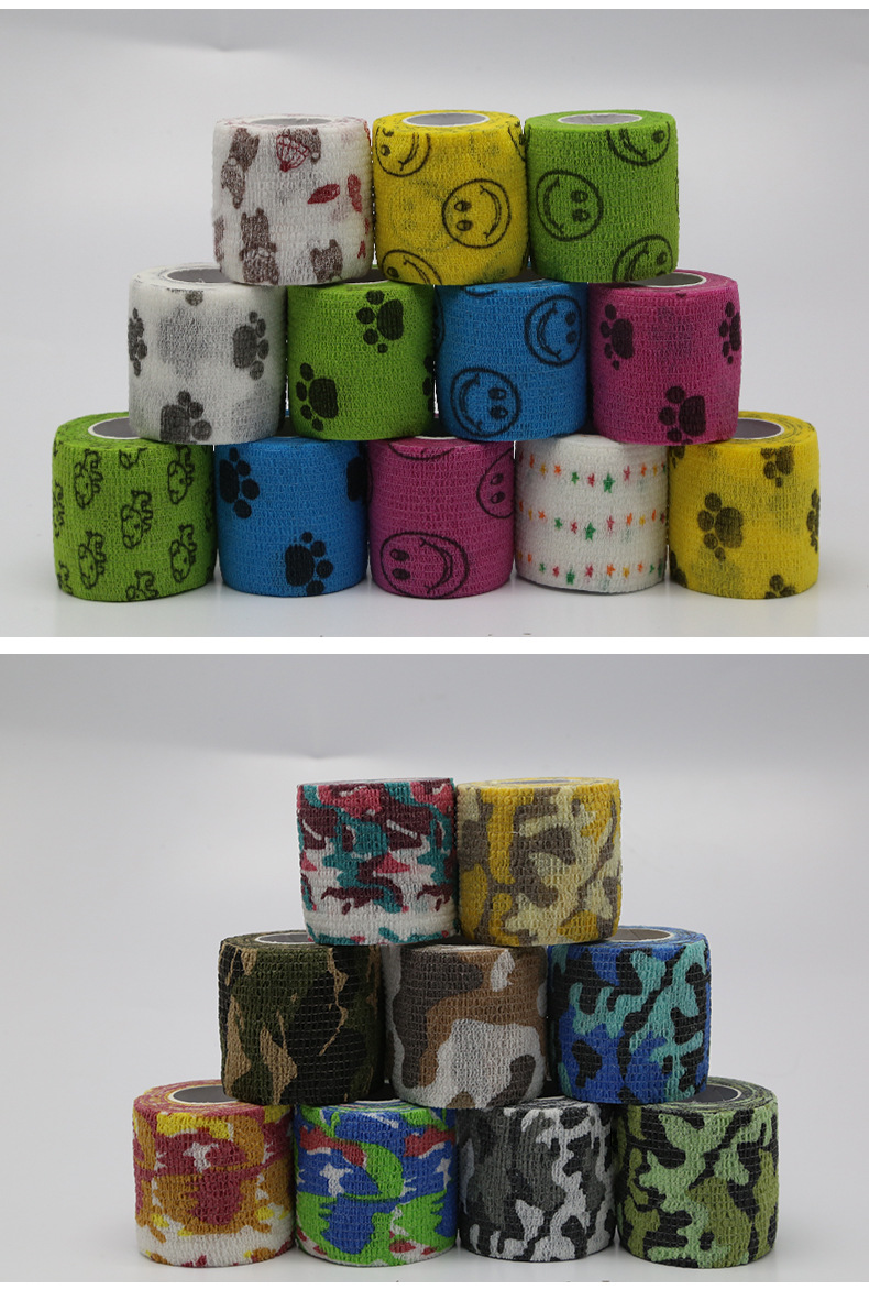 Elastic bandages, finger protection bandages, non-woven fabric self-adhesive bandages, sports finger elastic bandages are in stock and available for direct shipment pic 12