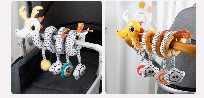 Happy monkey Dragon Baby Bed, Bed bell, bed hanging toy, baby stroller, hanging piece, decoration, rattle pic 5