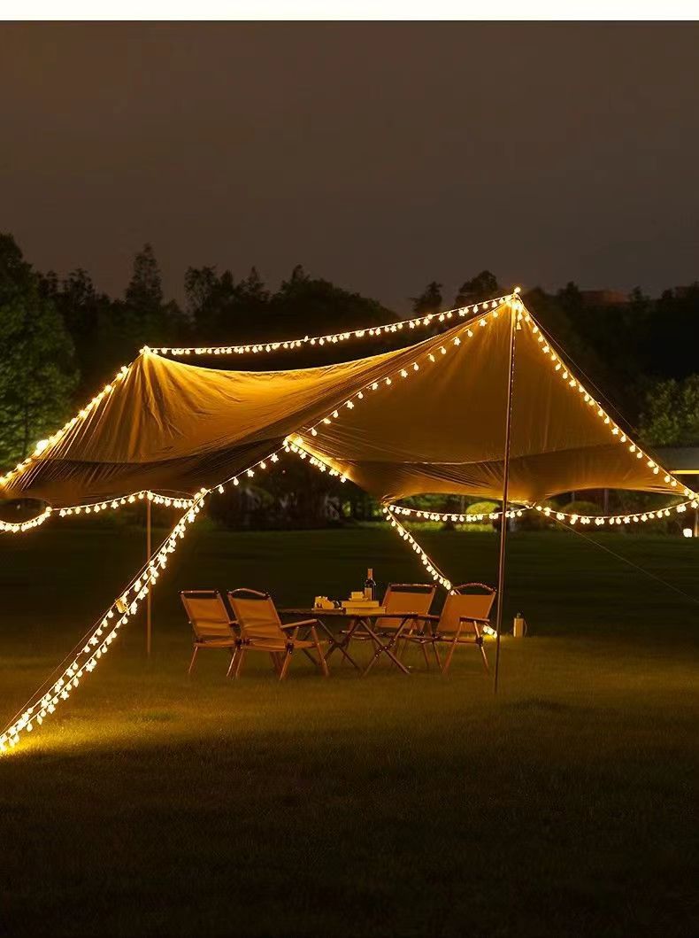 Camping atmosphere lights, string lights, LED star lights, waterproof Christmas small colorful lights, hanging lights, room and bedroom festival decorative lights pic 12