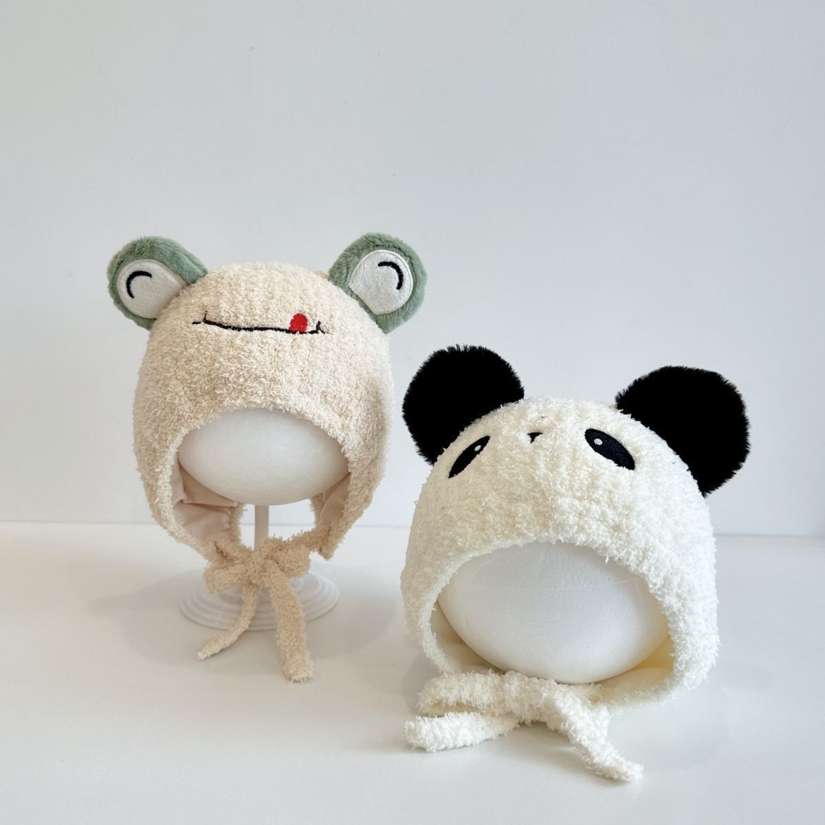 保暖儿童秋冬季加厚帽子可爱头帽宝宝超萌护耳女童婴幼儿秋冬针织详情3